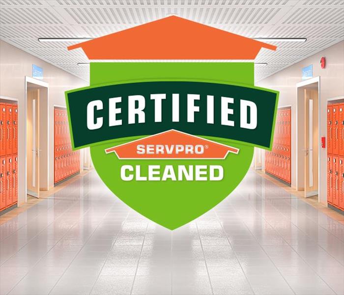 Certified: SERVPRO Cleaned seal